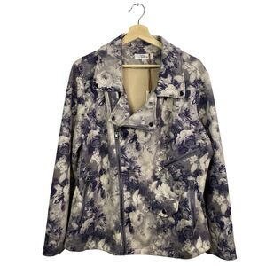 Solitaire Floral Moto Jacket